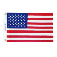 5x9.5 ft. Nylon U.S. Flag with Heading and Grommets