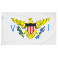 5x8 ft. Nylon U.S. Virgin Island Flag with Heading and Grommets