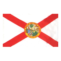 4x6 ft. Nylon Florida Flag Pole Hem Plain