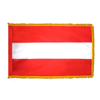 2x3 ft. Nylon Austria Flag Pole Hem and Fringe