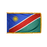 3x5 ft. Nylon Namibia Flag Pole Hem and Fringe