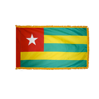 4x6 ft. Nylon Togo Flag Pole Hem and Fringe