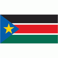 4x6 ft. Nylon South Sudan Flag Pole Hem Plain