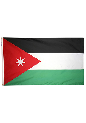 3x5 ft. Nylon Jordan Flag with Heading and Grommets