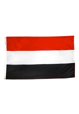 2x3 ft. Nylon Yemen Flag with Heading and Grommets