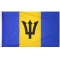 4x6 ft. Nylon Barbados Flag with Heading and Grommets