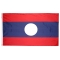 2x3 ft. Nylon Laos Flag with Heading and Grommets