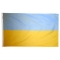 5x8 ft. Nylon Ukraine Flag with Heading and Grommets