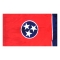 3x5 ft. Nylon Tennessee Flag Pole Hem Plain