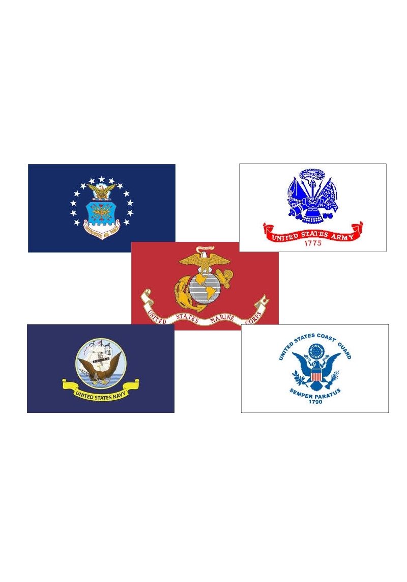 SPECIAL AIR SERVICE BLUE TABLE FLAG SET of 3 flags and base 